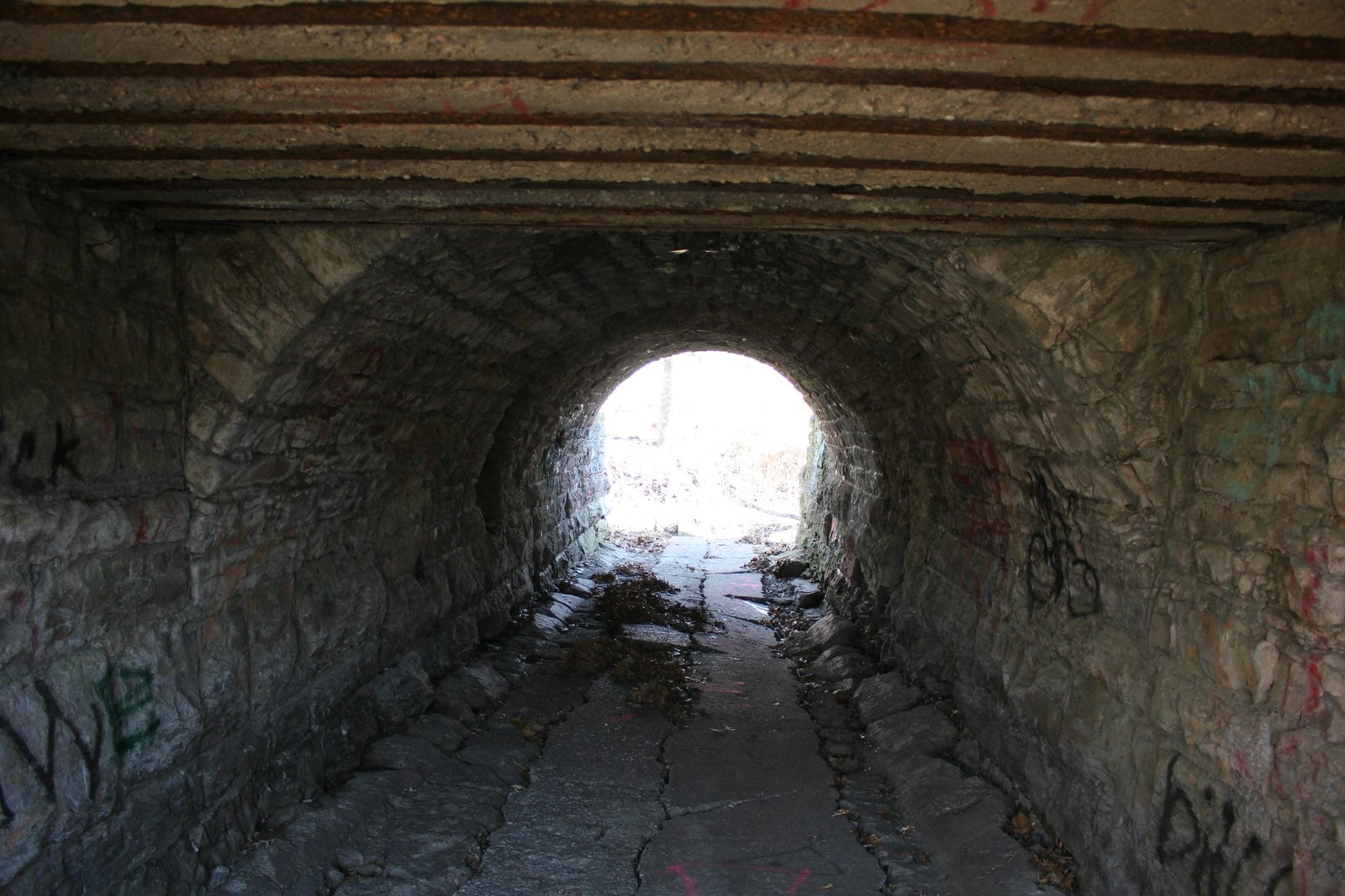 Under bridge